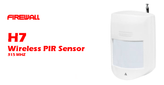 چشمی دزدگیراماکن فایروال firewall h7 سنسور حرکتی بی سیم